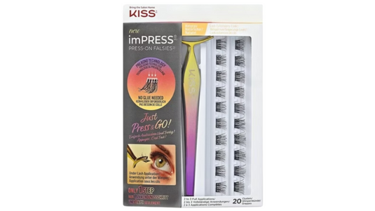 imPRESS Press-On Falsies Eyelash Clusters Kit Natural Black